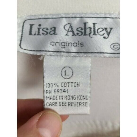Vintage Lisa Ashley Womens Wearable Art Fish Cardigan Large White Embroidered - Picture 10 of 11